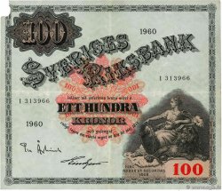 100 Kronor SUÈDE  1960 P.48b S