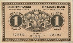 1 Markka FINNLAND  1918 P.035