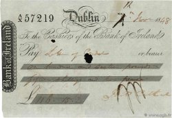 116 Pounds 15 Shillings et 2 Pence IRLANDE Dublin 1848 DOC.Chèque