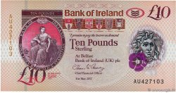 10 Pounds NORTHERN IRELAND  2017 P.091 XF+