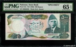 500 Rupees Spécimen PAKISTAN  1986 P.42s ST