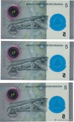 5 Cordobas Consécutifs NICARAGUA  2019 P.219 NEUF