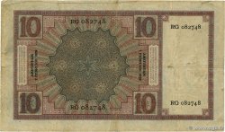 10 Gulden PAESI BASSI  1929 P.043b MB