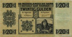 20 Gulden NETHERLANDS  1926 P.044 VF-