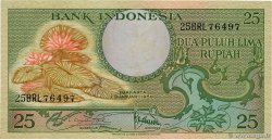 25 Rupiah INDONÉSIE  1959 P.067a SPL