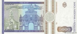 5000 Lei Petit numéro ROMANIA  1993 P.104 UNC-