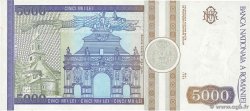 5000 Lei Petit numéro ROMANIA  1993 P.104 UNC-