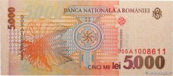 5000 Lei RUMANIA  1998 P.107a SC+