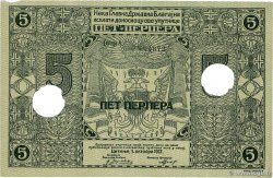 5 Perpera Annulé MONTENEGRO  1912 P.03b