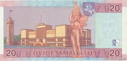 20 Litu LITHUANIA  2007 P.69 UNC