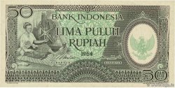 50 Rupiah INDONESIEN  1964 P.096 fST+