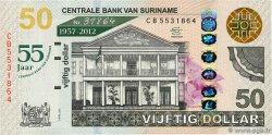 50 Gulden Set de présentation SURINAME  2012 P.167