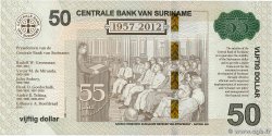 50 Gulden Set de présentation SURINAME  2012 P.167 FDC