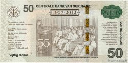 50 Gulden Set de présentation SURINAME  2012 P.167 FDC