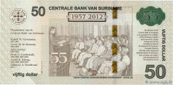 50 Gulden Set de présentation SURINAM  2012 P.167 NEUF