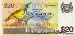20 Dollars SINGAPORE  1979 P.12 XF