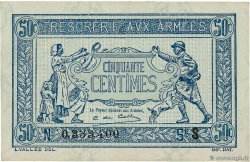 50 Centimes TRÉSORERIE AUX ARMÉES 1919 FRANKREICH  1919 VF.02.02