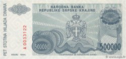 500000 Dinara CROAZIA  1994 P.R32a FDC