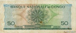 50 Francs CONGO, DEMOCRATIQUE REPUBLIC  1962 P.005a F+