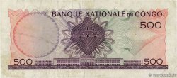 500 Francs CONGO, DEMOCRATIC REPUBLIC  1961 P.007a F+