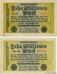 10 Millions Mark Lot ALLEMAGNE  1923 P.106a