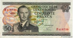50 Francs LUXEMBOURG  1972 P.55b VF