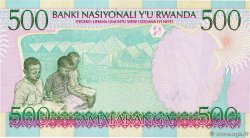 500 Francs RUANDA  1998 P.26b FDC