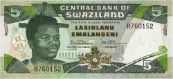 5 Emalangeni SWAZILAND  1990 P.19a UNC