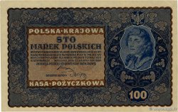 100 Marek POLOGNE  1919 P.027 SUP+