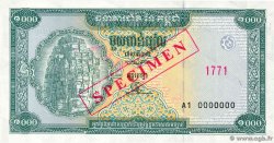 1000 Riels Spécimen CAMBODIA  1995 P.44s UNC