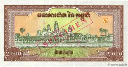 2000 Riels Spécimen CAMBODGE  1995 P.45s NEUF