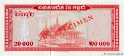 20000 Riels Spécimen CAMBODGE  1995 P.48s pr.NEUF