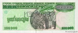 100000 Riels Spécimen CAMBODIA  1995 P.50s UNC-