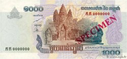 1000 Riels Spécimen CAMBOGIA  2005 P.58as FDC