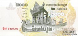 2000 Riels Spécimen CAMBODIA  2007 P.59as UNC