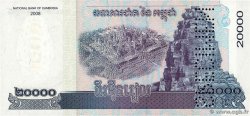 20000 Riels Spécimen CAMBODIA  2008 P.60s UNC