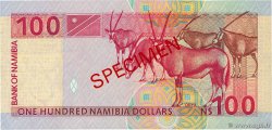 100 Namibia Dollars Spécimen NAMIBIA  1999 P.09as ST