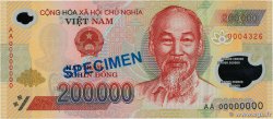 200000 Dong Spécimen VIETNAM  2006 P.123s UNC