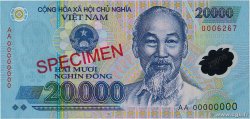 20000 Dong Spécimen VIETNAM  2006 P.120s FDC