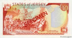 10 Pounds Spécimen ISLA DE JERSEY  1993 P.22s FDC