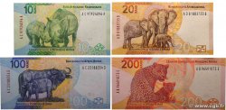 10, 20,100 et 200 Rand Lot AFRIQUE DU SUD  2023 P.148, P.149, P.151 et P.152 pr.NEUF