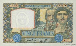 20 Francs TRAVAIL ET SCIENCE FRANCE  1941 F.12.12