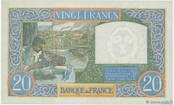 20 Francs TRAVAIL ET SCIENCE FRANCE  1941 F.12.12 XF