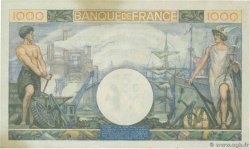 1000 Francs COMMERCE ET INDUSTRIE FRANKREICH  1944 F.39.11 VZ