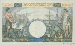 1000 Francs COMMERCE ET INDUSTRIE FRANCIA  1944 F.39.10 AU+