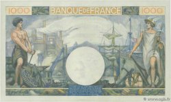 1000 Francs COMMERCE ET INDUSTRIE FRANCE  1944 F.39.10 AU+