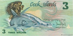 3 Dollars COOK ISLANDS  1987 P.03 UNC-
