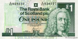 1 Pound SCOTLAND  2001 P.351e FDC