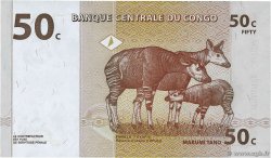 50 Centimes REPúBLICA DEMOCRáTICA DEL CONGO  1997 P.084a FDC