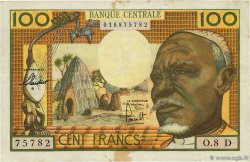 100 Francs ÉTATS DE L AFRIQUE ÉQUATORIALE  1962 P.03d
